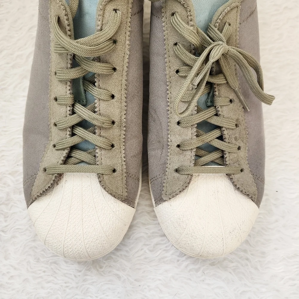 Adidas Superstar Men's Basketball Shoes Orbit Green 7.5